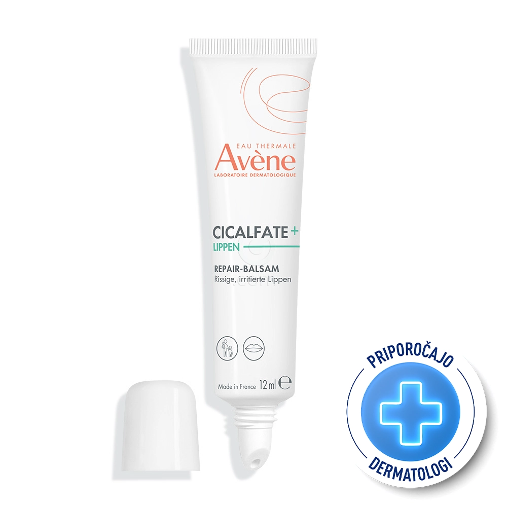 Avene Cicalfate+, obnavljajoči balzam za ustnice (12 ml)